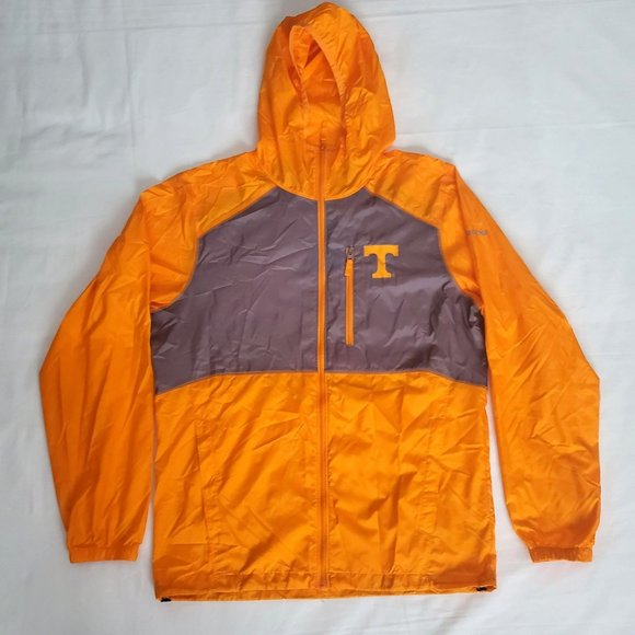 Columbia Tennessee Volunteer College Flash Forward Windbreaker Jacket Size Small - Picture 2 of 11